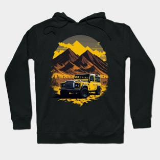 Yellow Land Rover Defender Hoodie